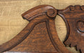 Pediment Antique French Style Oak Hand Carved Decorative Crest LOT 61721