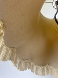 Floor Lamp Vintage French Style Ornate Standing Lamp with Fringe Shade LOT 607315
