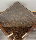 Coffee Table Plant Stand Vintage Chinese Mahogany Hand Ornate Carved  LOT 43288