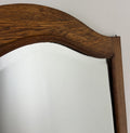 Mirror Antique French Style Wall Mirror Oak Carved Decorative Frame LOT 61993