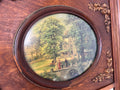 Wall Mirror Antique French Style Oak Carved Ornate Wall Frame LOT 60886
