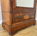 Wardrobe Antique French Style Mahogany Hidden Drawer Mirrored Armoire LOT 61488