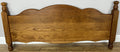 Footboard Vintage French Style Oak Double Bed Carved Footboard LOT 61836