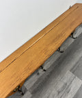 French Vintage Style Coat Rack Oak 5 Hooks Ornate Wall Shelf Coat LOT 47228