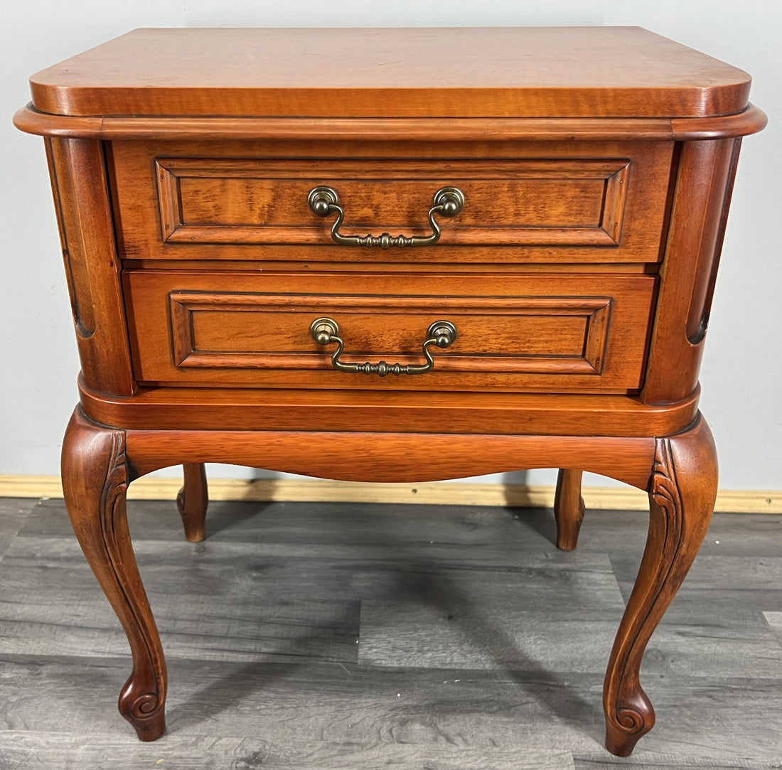 Pair of Bedside Tables Vintage French Louis XVI Nightstands Cabinets LOT 44480