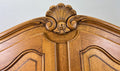 Wardrobe Vintage French Louis XVI Style Oak Four Door Armoire LOT 48203
