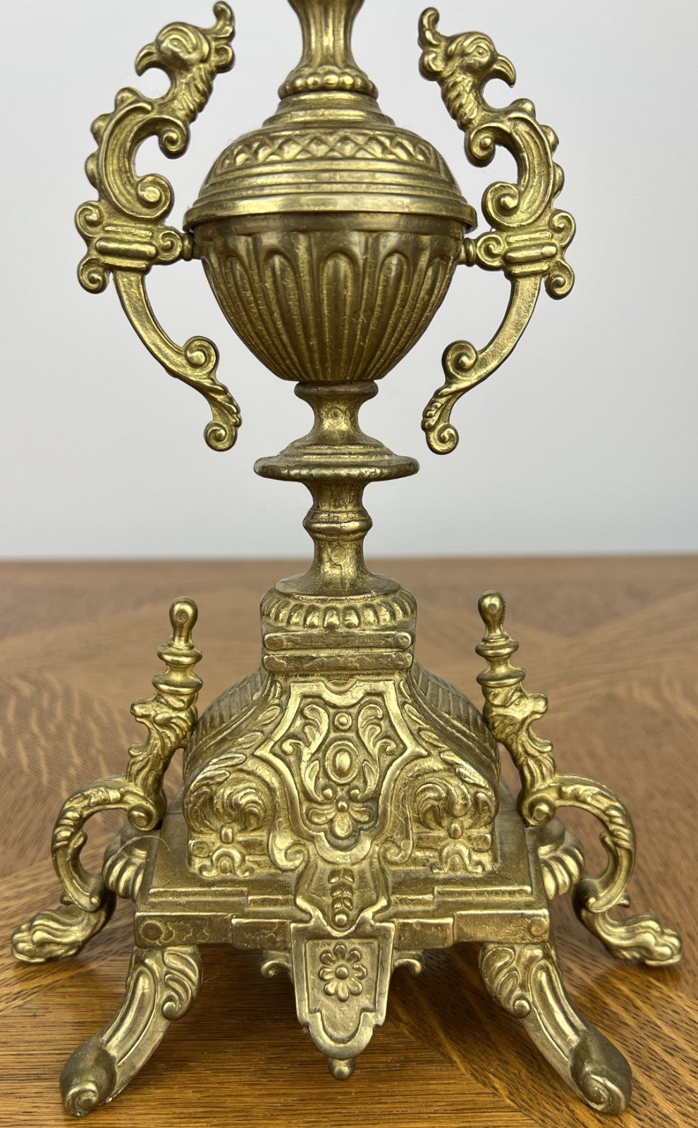 Pair of Candelabras Vintage French Style 5 Arm Ornate Candle Holders LOT 60603