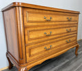 Chest of Drawers Vintage French Louis XVI 3 Drawers Carved Cabinet LOT 44567