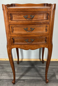 Pair of Bedside Tables Vintage French Louis Carved Nightstands Cabinets LOT 44275