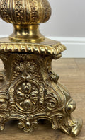 Floor Lamp Vintage French Style Standing Lamp Ornate with Tassel Shade LOT 607613