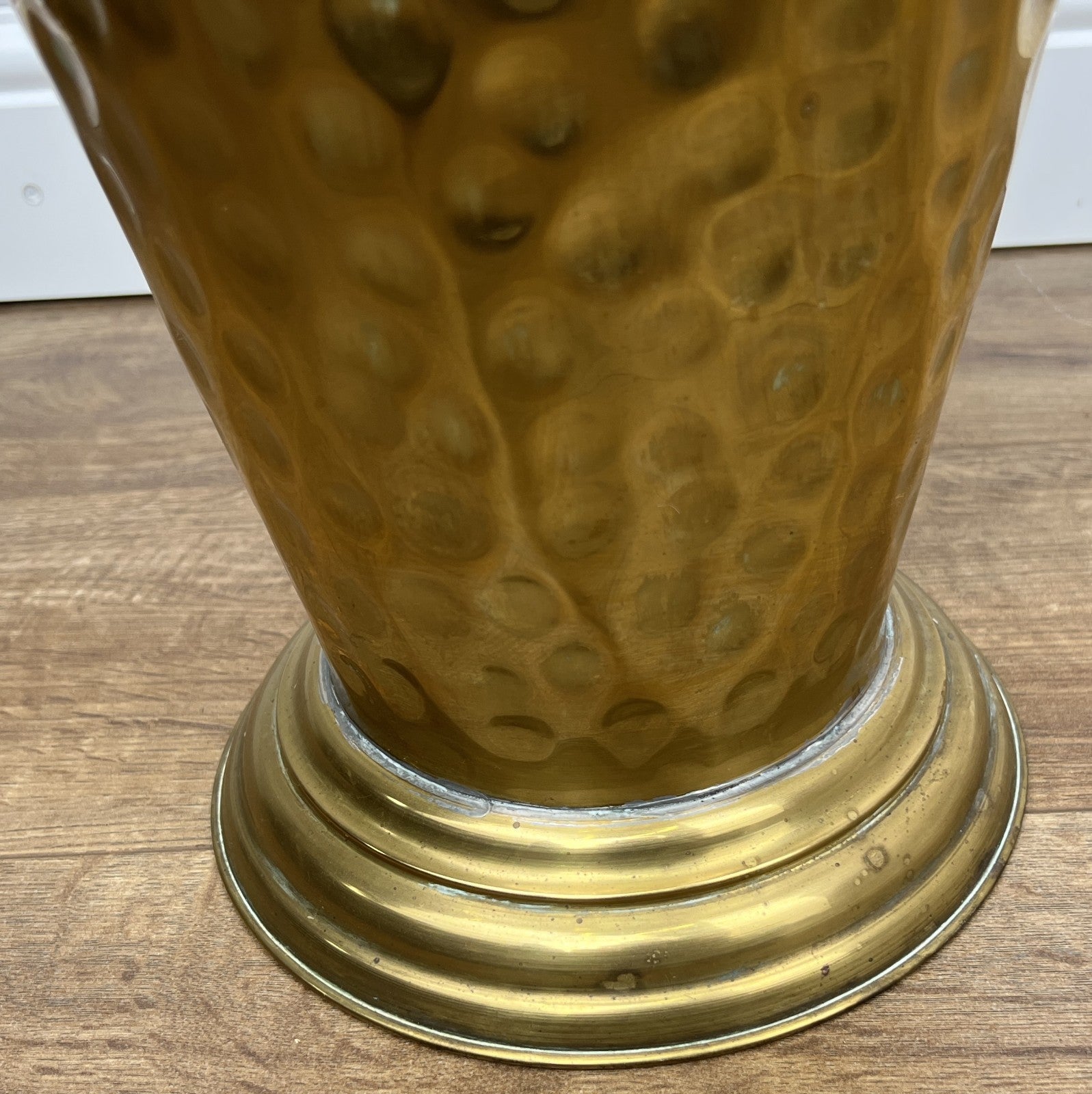 Umbrella Stand Vintage Style Brass Hall Stick Holder Hammered Finish LOT 602013