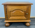 Pair of Bedside Tables Vintage French Style Cabinets Carved Cupboards LOT 17864