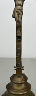 Crucifix Vintage French Style Religious Cross Standing Ornament LOT 64422