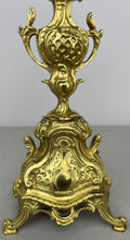 Pair of Candelabras Vintage French Brass Ornate 5 Arm Candle Holders LOT 643711