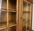 Bookcase Vintage French Oak Glazed Display Cabinet Carved Sideboard LOT 62579