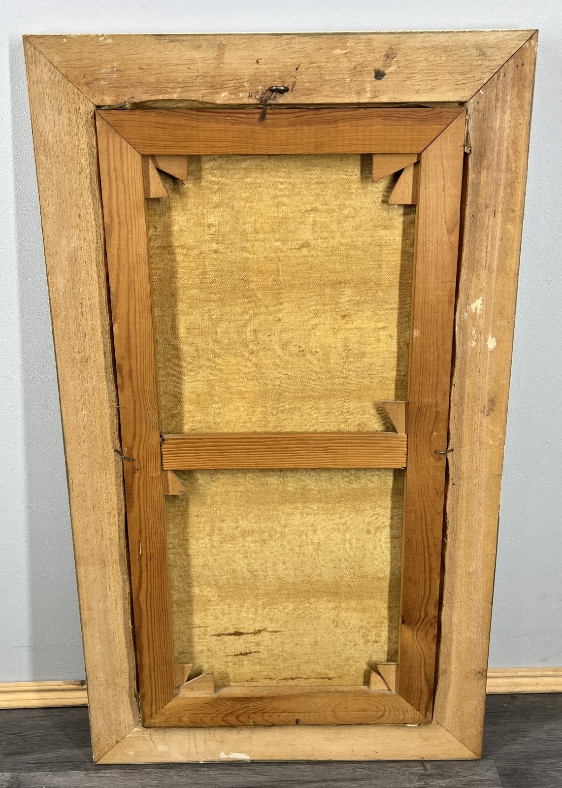 Vintage French Oil Painting City Scene Framed Artwork Signed LOT 46319