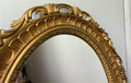 Vintage French Oval Wall Mirror with Ornate Rococo Frame Wall Decor LOT 43584