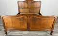 Bed Vintage French Louis XVI Double Bed Frame Oak Carved Headboard LOT 46352