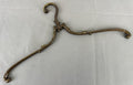 Clothes Hangers Vintage Style Brass Set of Two Ornate Hangers LOT 6432