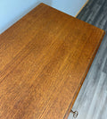 Cabinet Vintage French Louis XVI Style Oak Fall Front Carved Sideboard LOT 37798