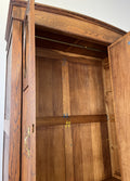 Wardrobe Antique French Oak Two Door Mirrored Carved Armoire Cabinet LOT 612311