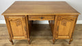 Cabinet Vintage French Louis XIV Style Carved Oak 8 Drawers Sideboard LOT 6460