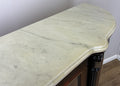 Cabinet Vintage French Style Empire Display Cabinet Marble Top Glass LOT 497716