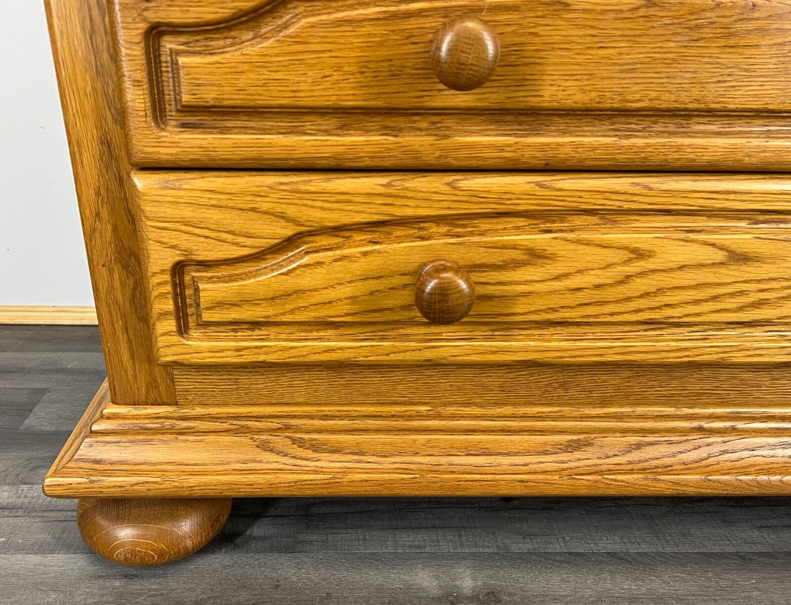 Chest of Drawers Vintage French Style 4 Drawer Cabinet Carved Sideboard LOT 31906