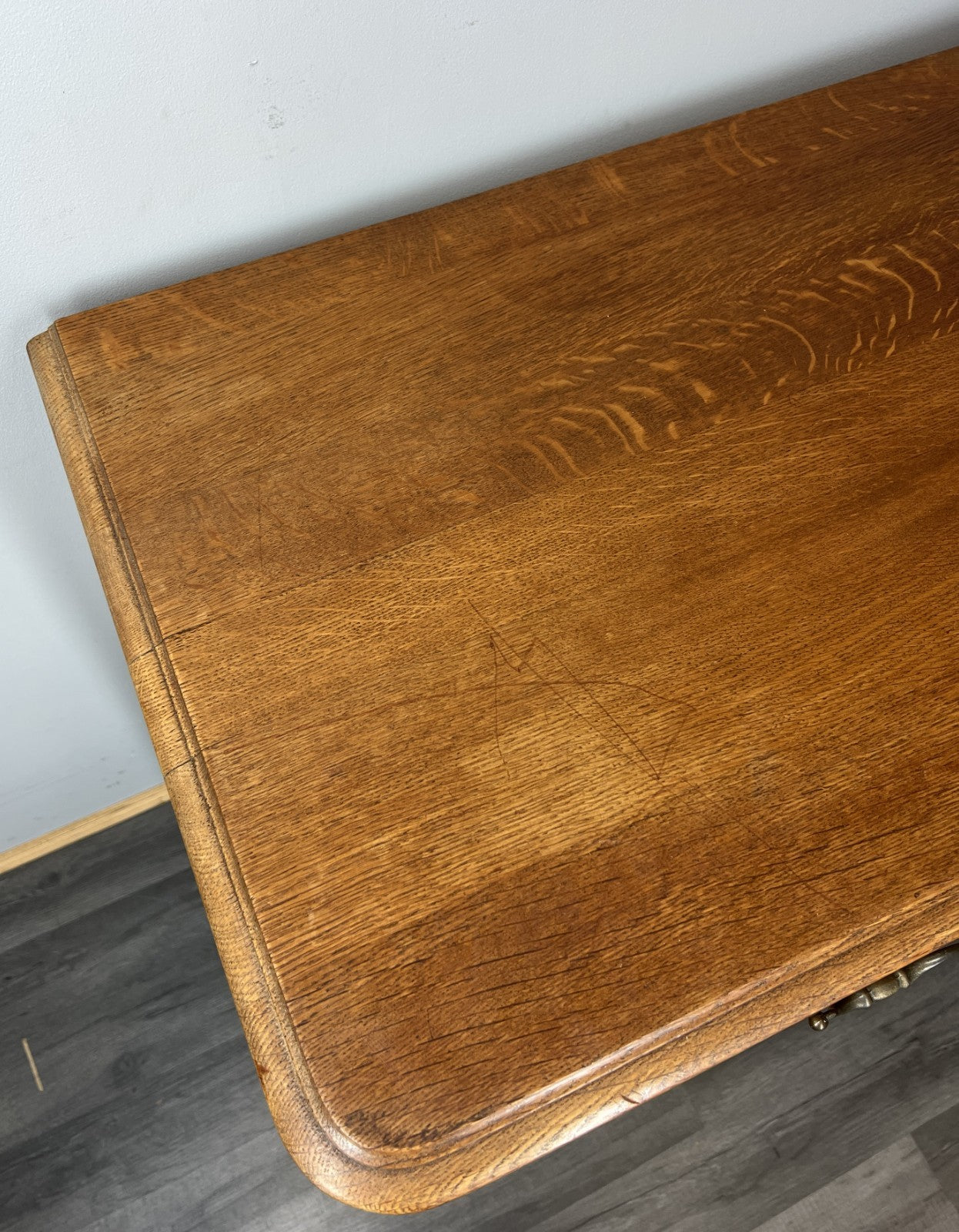 Chest of Drawers Vintage French Oak Louis XVI Style Carved Cabinet LOT 43257