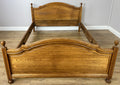 Bed Vintage French Style Double Bed Frame Carved Headboard LOT 63900