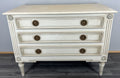 Chest of Drawers Vintage Shabby Chic 3 Drawer Painted Cream Cabinet LOT 44052