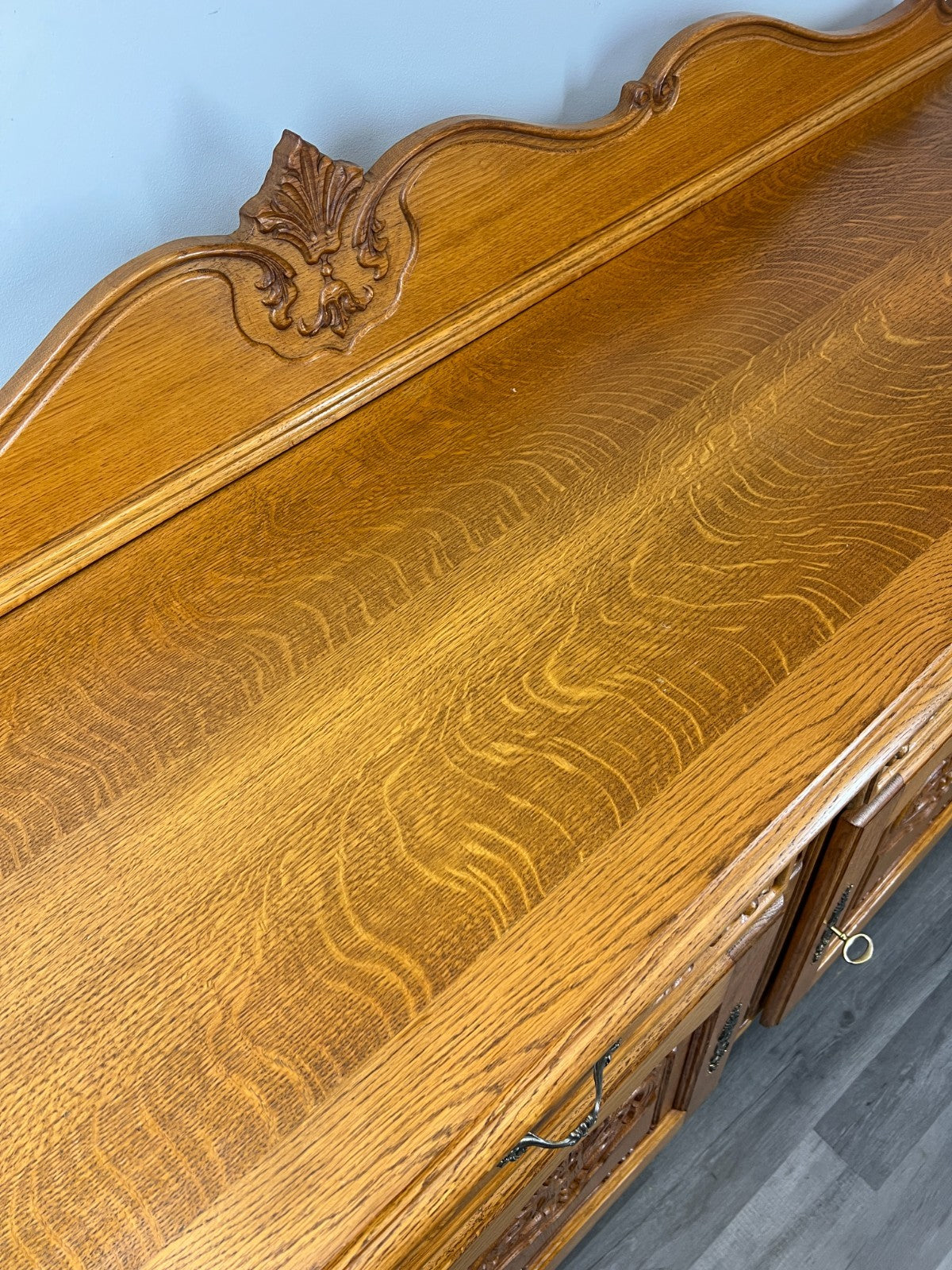 Sideboard Vintage French Louis XVI Style Buffet Oak Cabinet Cupboard LOT 449611