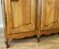 Wardrobe Vintage French Louis XVI Style Five Door Oak Carved Armoire LOT 61257