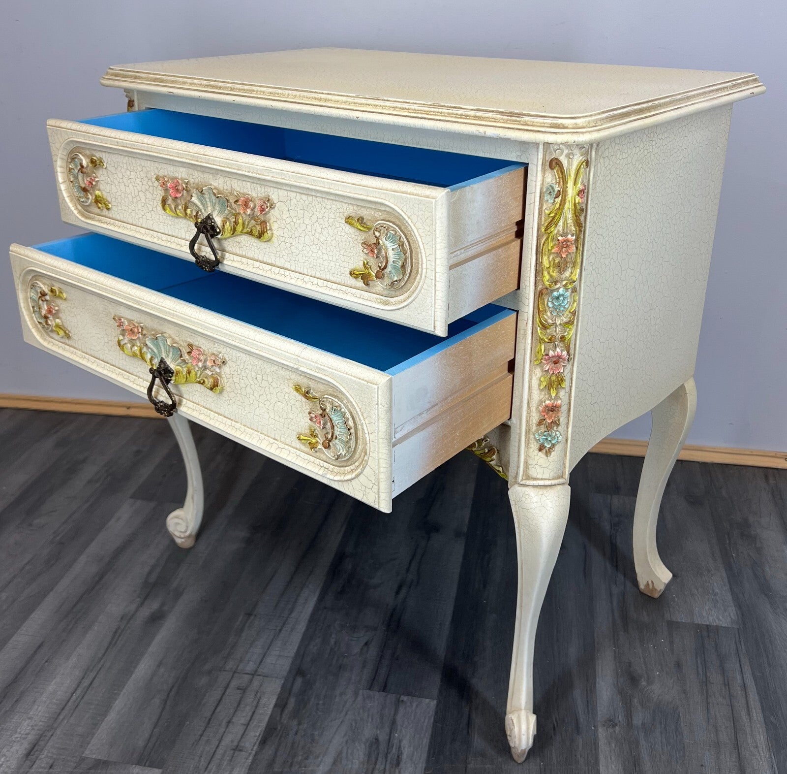 Chest of Drawers Vintage French Shabby Chic Louis XIV Sideboard Cabinet LOT 346714