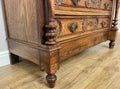 Chest of Drawers Antique French Style Marble Top Walnut Cabinet LOT 607715