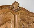 Wardrobe Vintage French Louis XVI Style Oak Four Door Carved Armoire LOT 63846