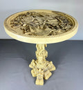 Plant Stand Vintage Oriental Pedestal Display Dragon Elephant Table LOT 50880
