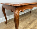 Coffee Table Vintage French Louis Style Carved Coffee Table LOT 49699