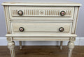 Pair of Bedside Tables Vintage French Shabby Chic Nightstands Cabinets LOT 62289