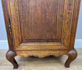 Cabinet Antique French Style Oak Sideboard with Carved Cupboard LOT 62557