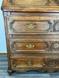 Chest of Drawers Vintage French Oak 3 Drawers Bureau Desk Cabinet LOT 216914