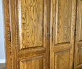 Wardrobe Vintage French Style Four Door Carved Armoire Cabinet LOT 61196
