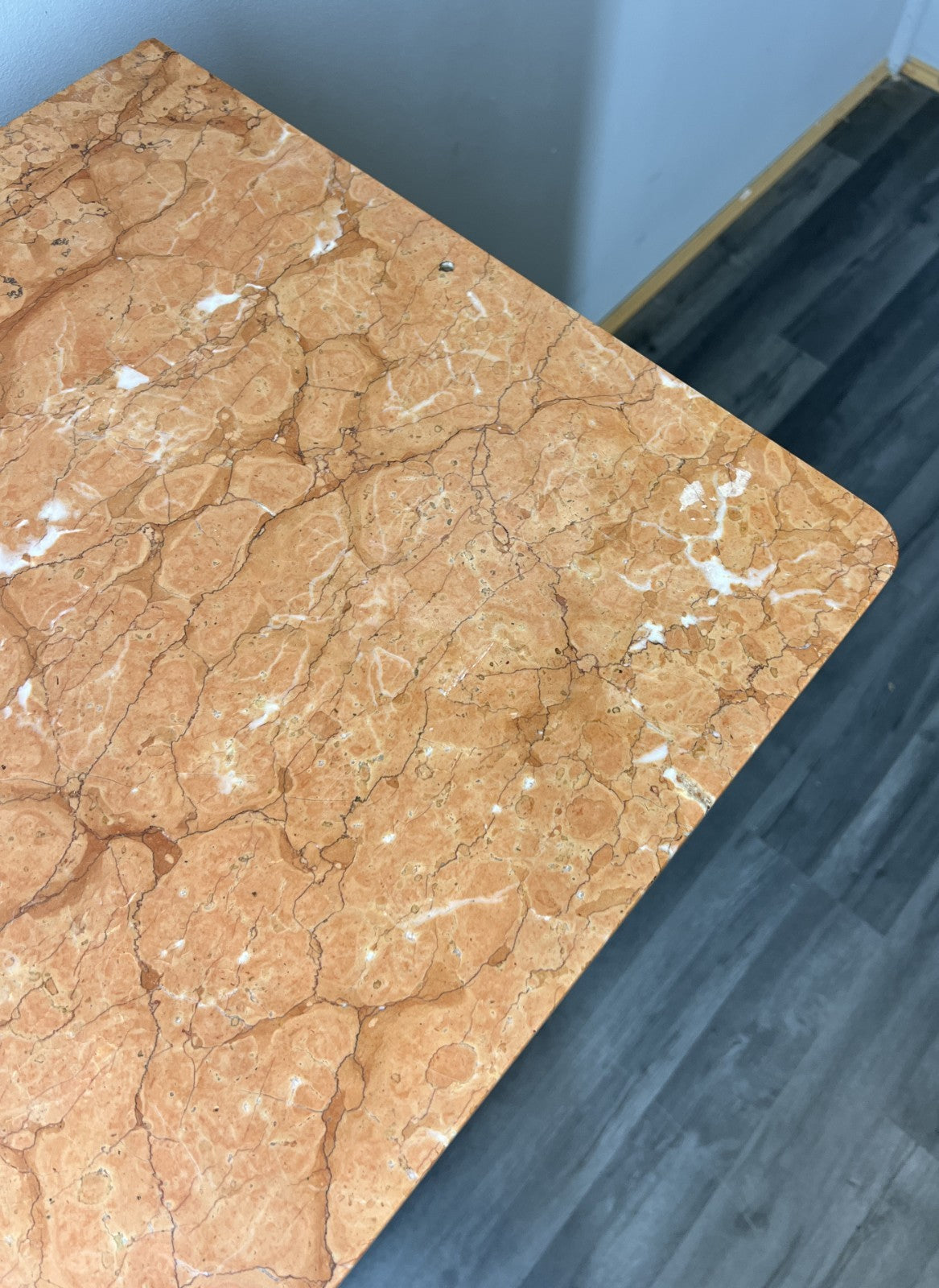 Cabinet Antique French Marble Top Oak Carved with Drawers Sideboard LOT 44899