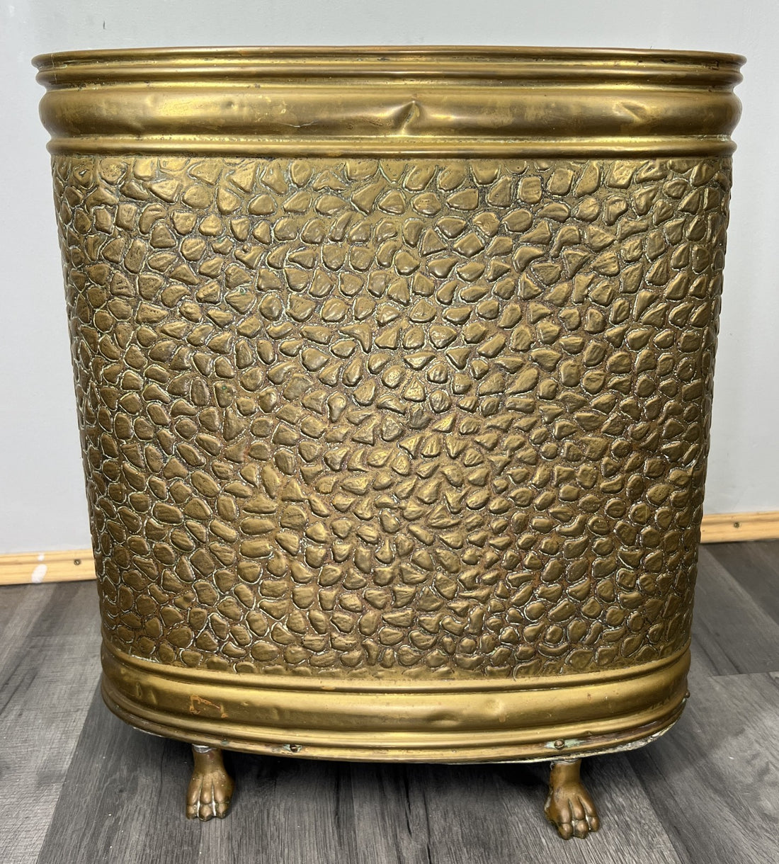 Umbrella Stand Vintage French Brass Carved Umbrella Stand Decorative LOT 46830