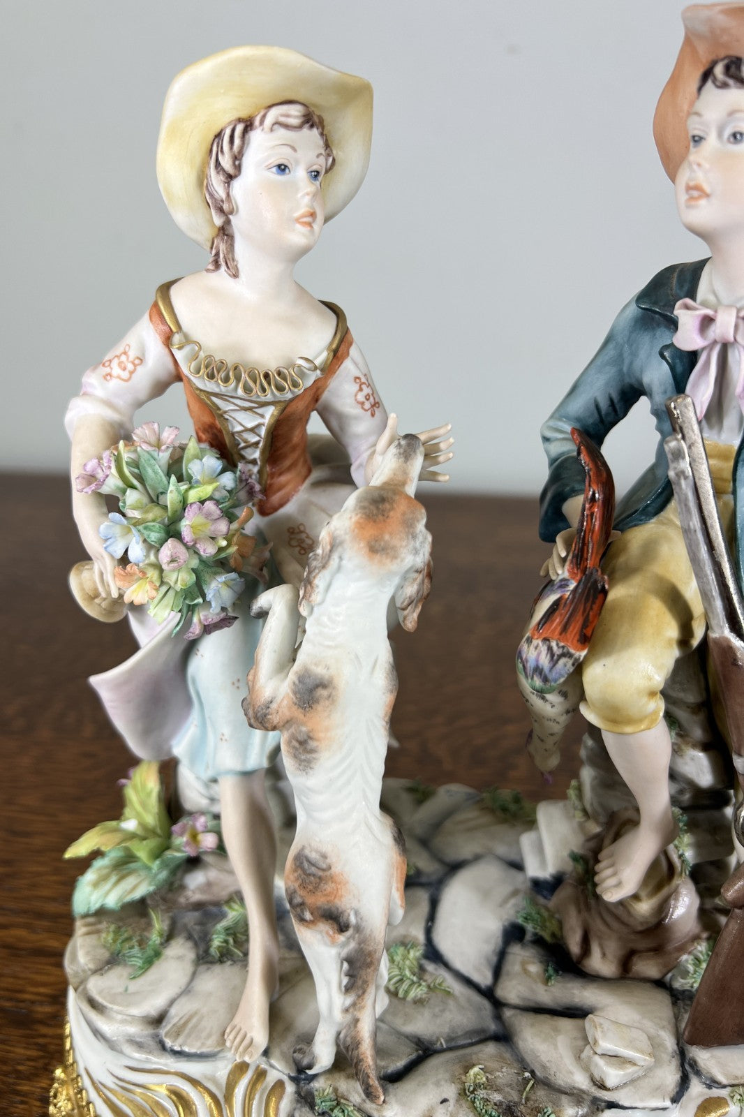 Figurines Vintage Style Italian Handmade Porcelain Capodimonte LOT 47613