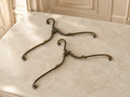 Clothes Hangers Vintage Style Brass Set of Two Ornate Hangers LOT 6432