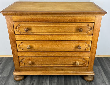 Chest of Drawers Vintage French Style 3 Drawer Sideboard Carved Cabinet LOT 20580