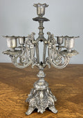 Candelabra Vintage French Style Metal Five Arm Table Centrepiece LOT 46712