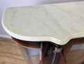 Cabinet Vintage French Style Empire Display Cabinet Marble Top Glass LOT 497717