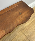 Coat Rack Vintage French Oak Wall Mounted 5 Hooks Carved Rack Hanger LOT 630310